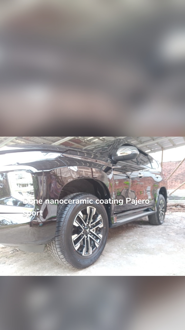 Done nanoceramic coating Pajero sport